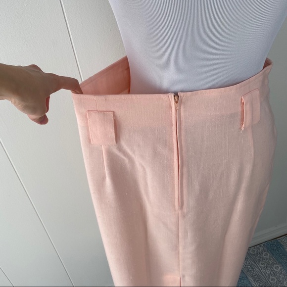 Vintage NWT Jacklyn Smith Pink Pencil Skirt sz. 16 - Picture 6 of 12